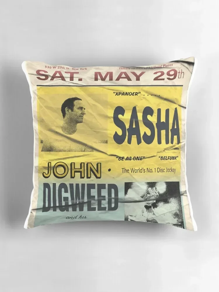 Саша и Джон Digweed Twilo ретро постер декоративная подушка на заказ фото