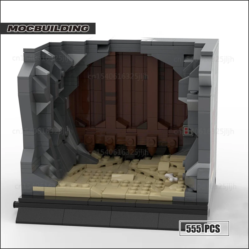 Миниатюрный конструктор с изображением космоса и фильма Moc Модель для сборки