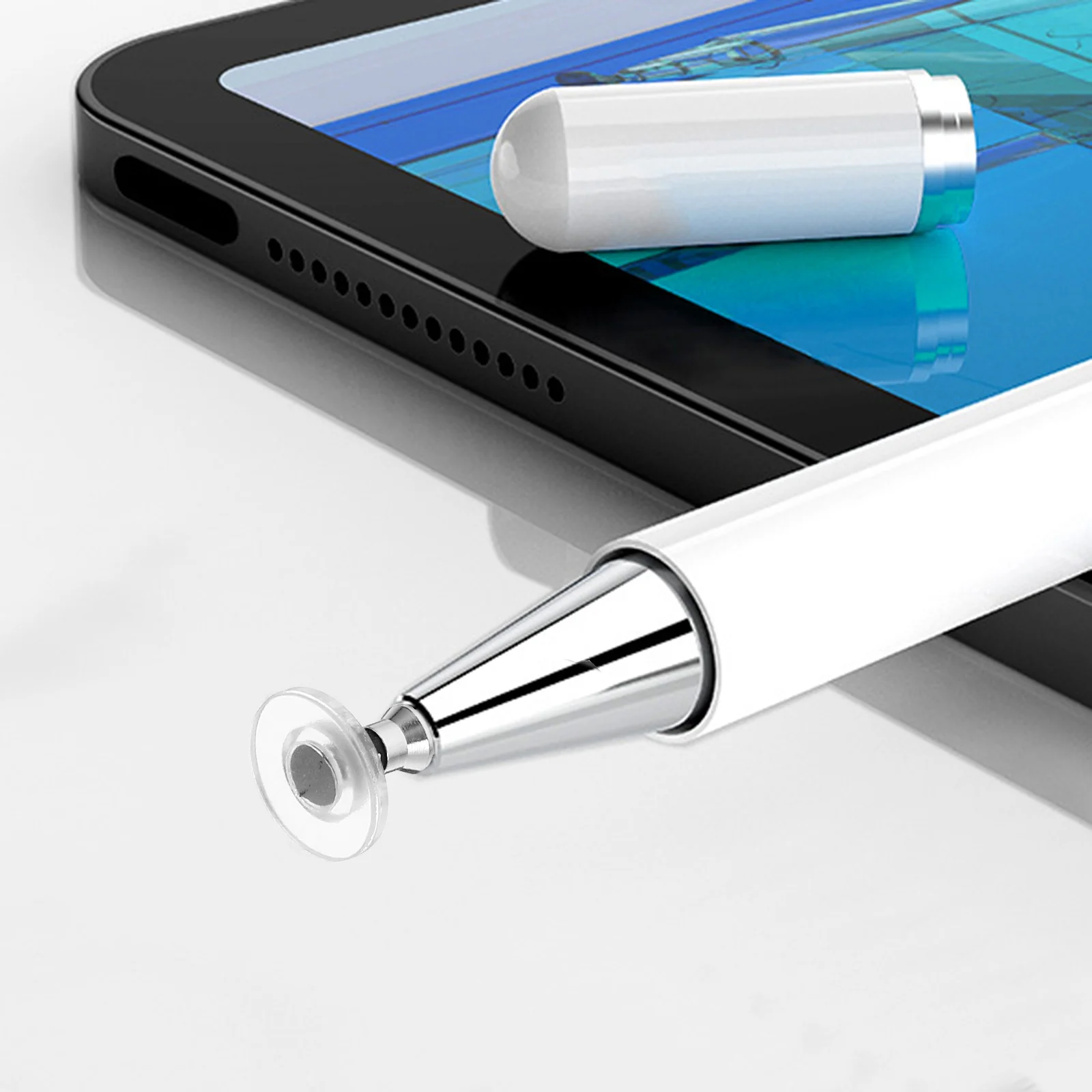 Наконечники стилуса дисковая ручка емкостная присоска ткань из проводящего