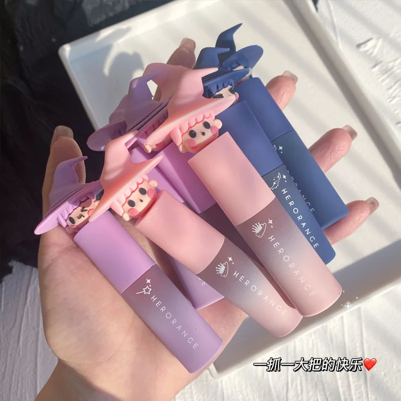 

Gloss Repulpant Lipgloss Lipstick Matte Waterproof Long Lasting Lipstick Little Witch Lip Gloss Tubes Kawaii Makeup for Women