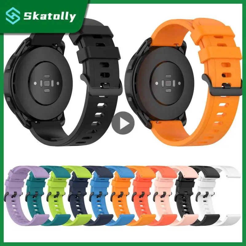 

Soft Mart Watch Wristband Replacement Strap 22mm Silicone Strap Watch Band For Watch S1 Active Watchband