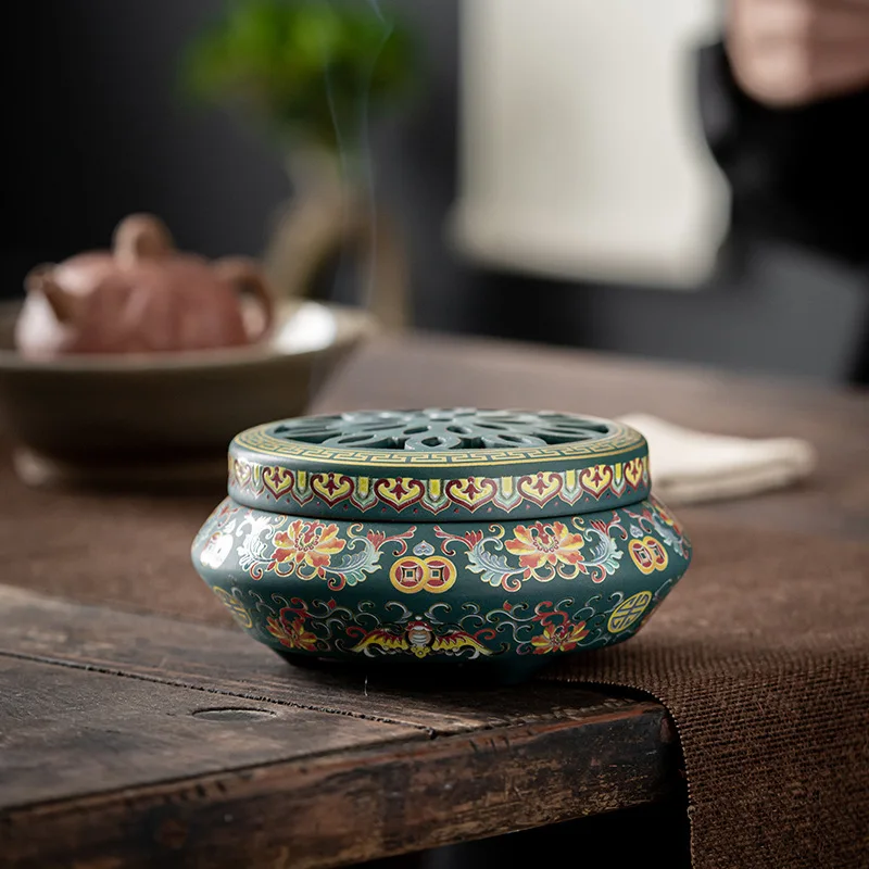 Incense Channel Enamel Home Decor