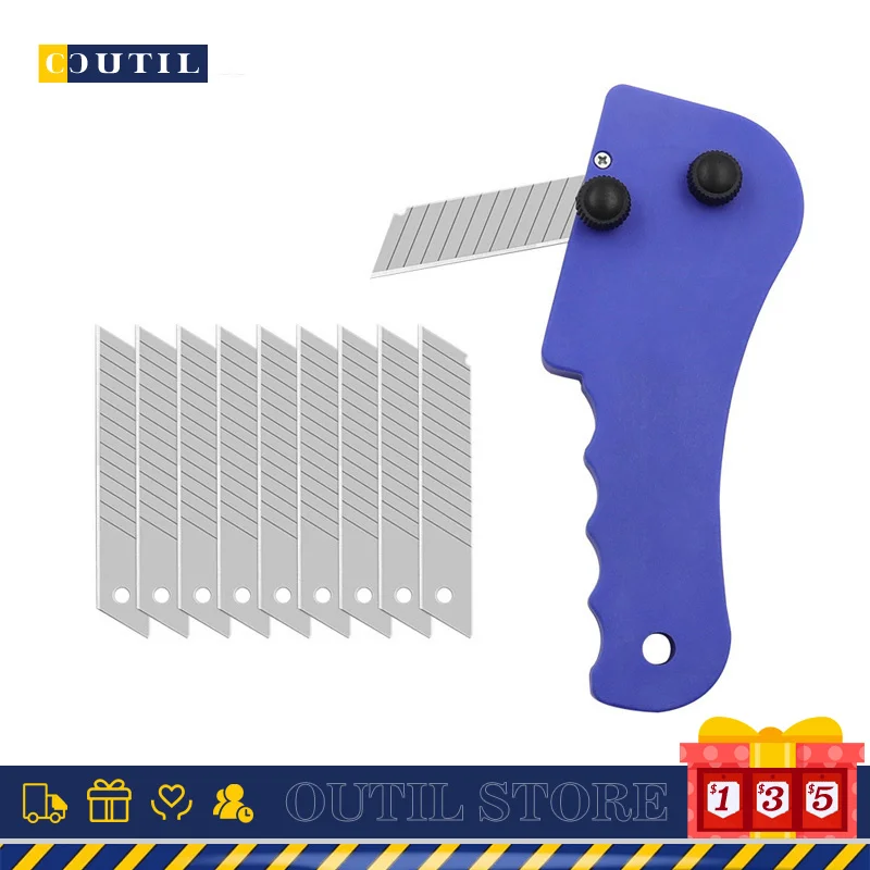 

Многофункциональный инструмент для обрезки кромок нож для рисования доска инструмент для обрезки деревообработки ручной скребок для кромок полоса ПВХ гипсокартон соскабливание