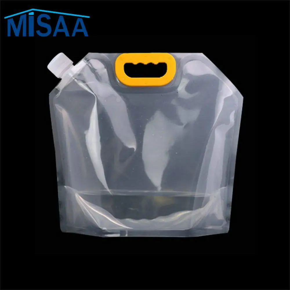 

Plastic Grain Sealed Bag Moisture-proof Kitchen Tools Transparent Drinks Flasks Insect-proof 1.5-5l Liquor Spout Bags Reusable