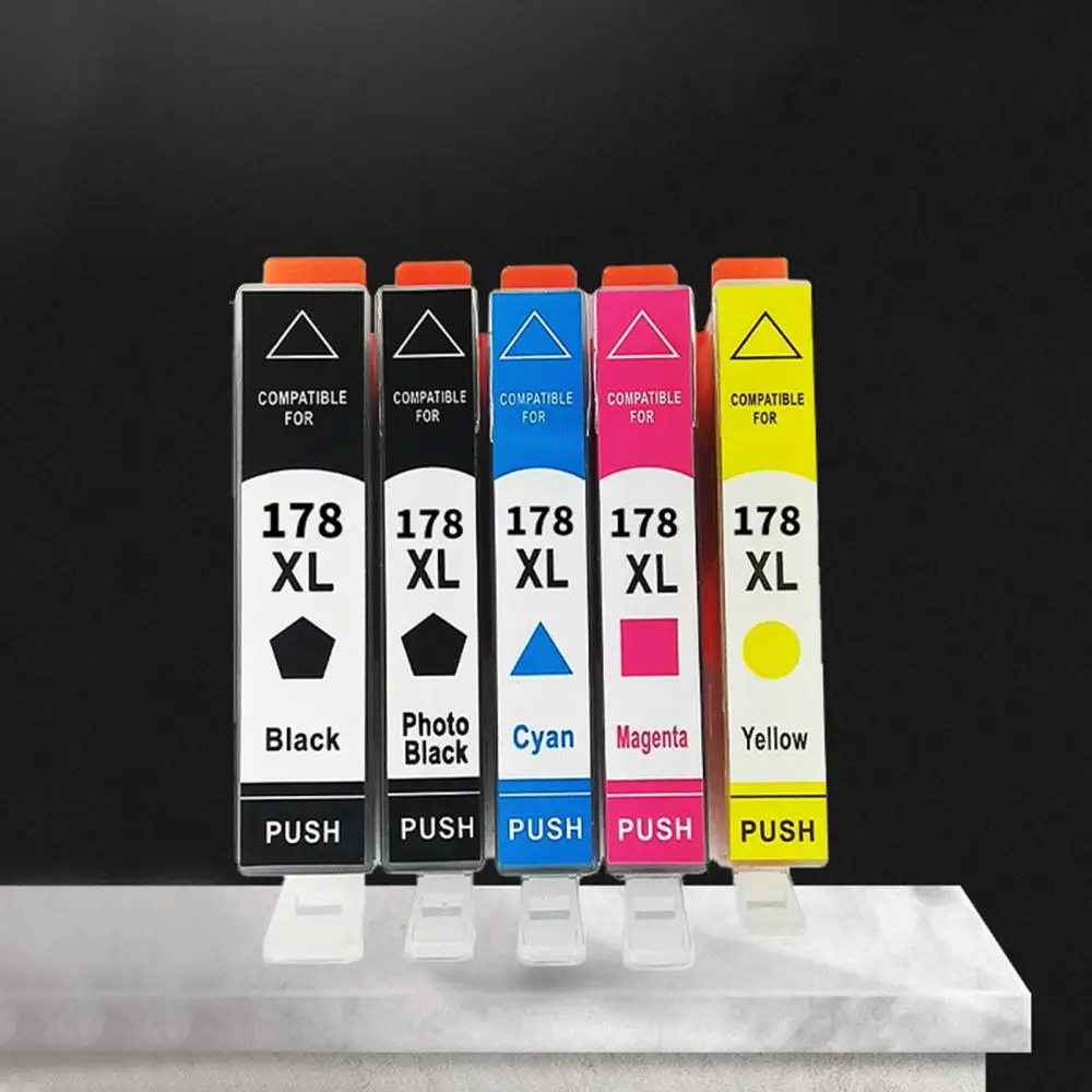 

Совместимые чернила для картриджей HP 178/C309a/C310c/C5300/C5383/C5380/C6383