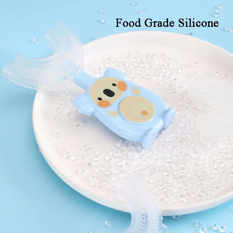 Новинка Лидер продаж детская умная U-образная зубная щетка 360 градусов с