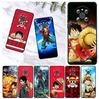 popular anime one piece for huawei mate 40 30 20 x 5g rs lite p smart pro plus 2019 2020 2021 z s black soft phone case capa