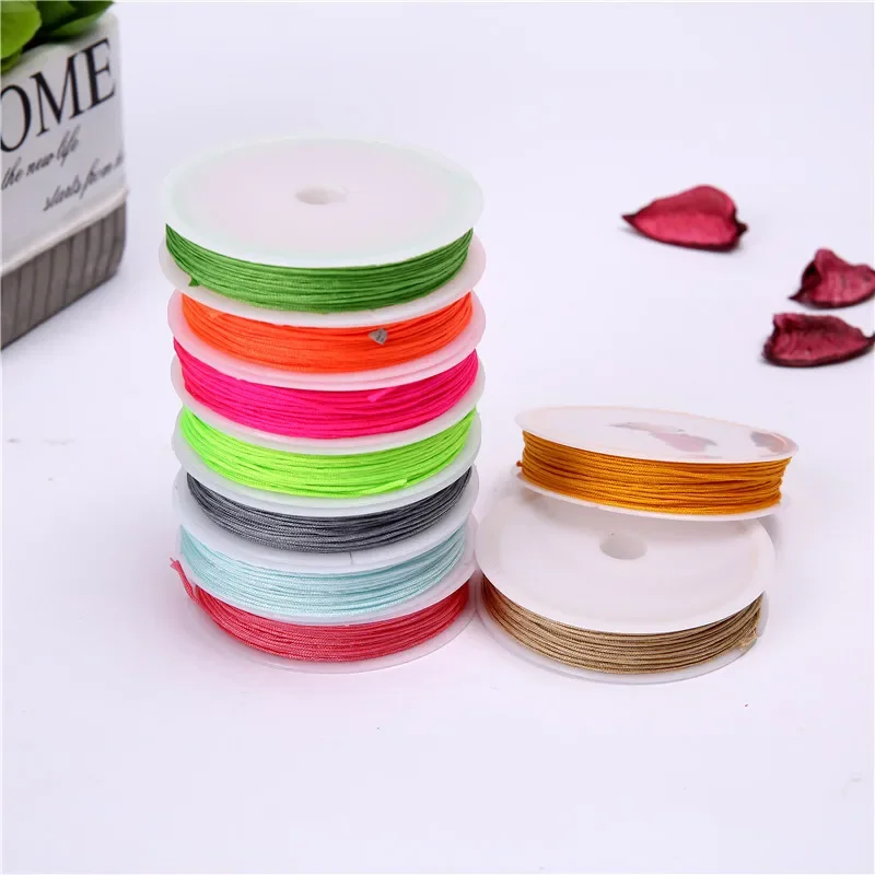 Нить для бисера ручной работы сделай сам длина 10 метров нефрит 72 красная нить