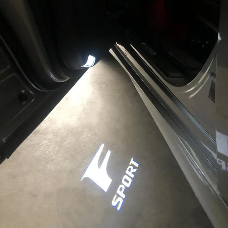 

2X Projector Lamps Car Door LED Luces Light For LEXUS is300 is300c is350c is250 F sport is300h is200t RX450h RX200t rx270 rx350