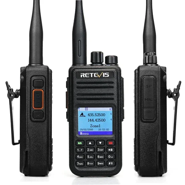 Двухдиапазонная цифровая рация DMR GPS-запись Retevis RT3S 2-часовой слот любительская