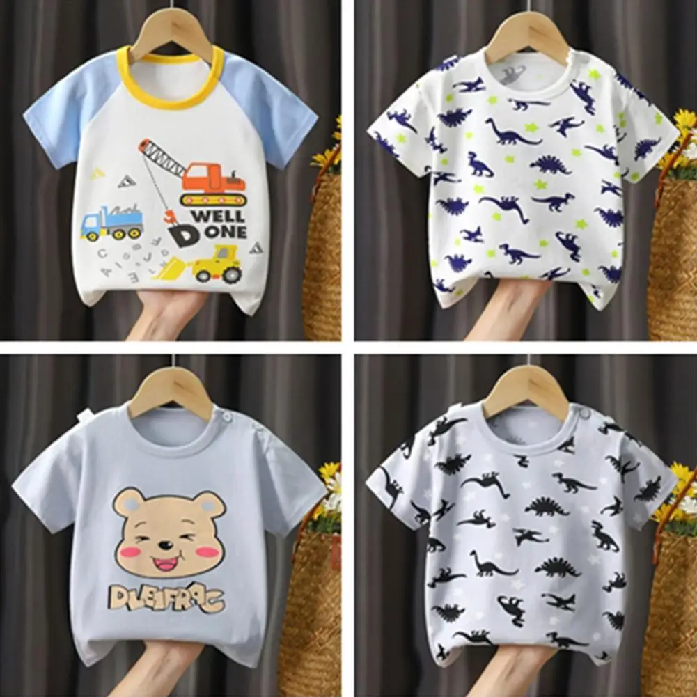 

Children's T-Shirt Children for Boys a Boy Girls Kids Kid's Shirts Child Baby Toddler Cotton Cartoon Tee Tops Clothing 0-3 Years