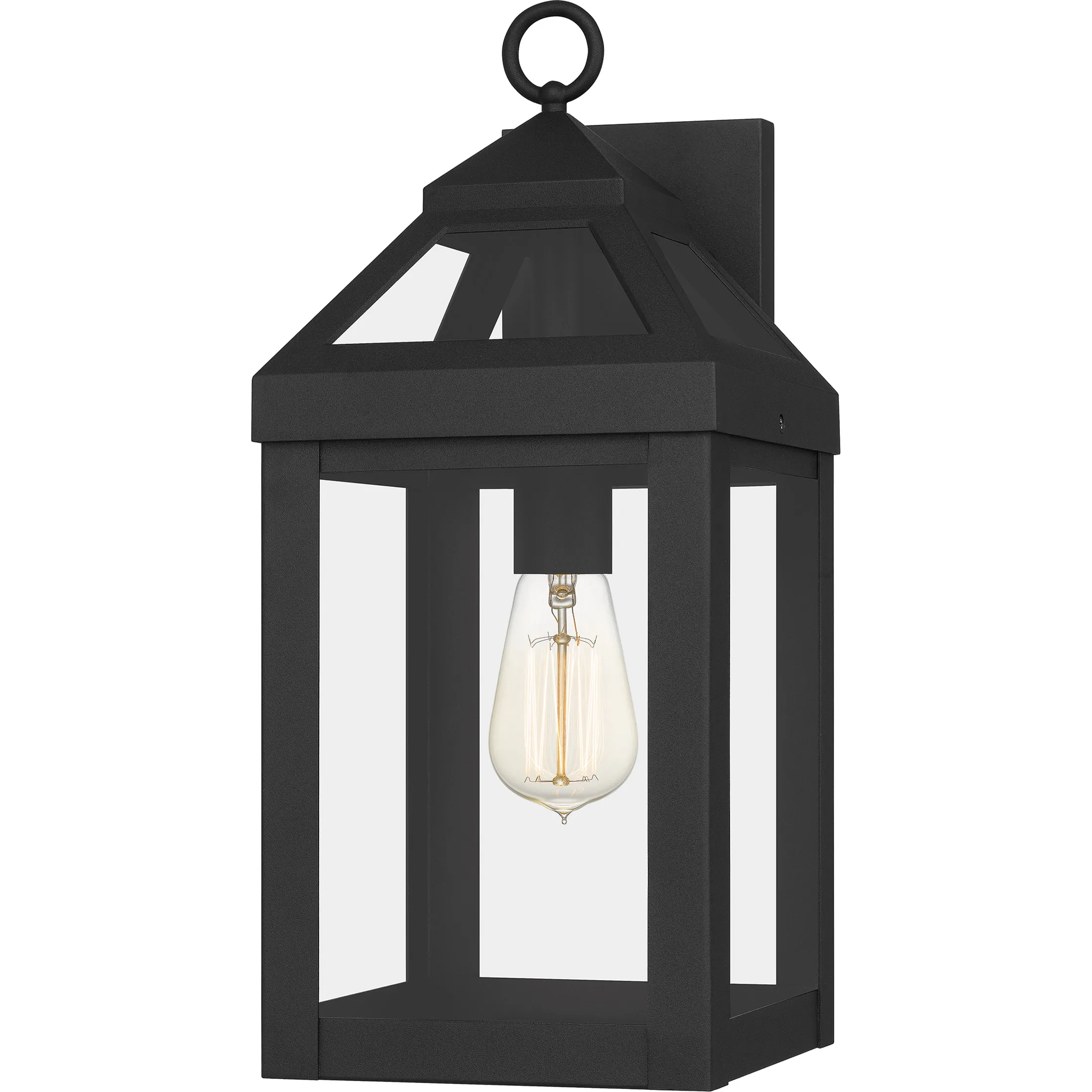 

Oliver 1-Light Earth Black Outdoor Wall Lantern Free shipping
