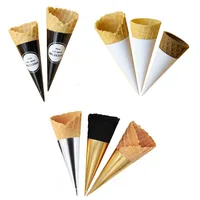 Одноразовые бумажные рукава для мороженого 1000 шт