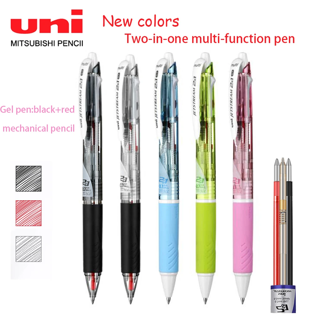 Japan UNI Multi-function Pen MSXE3-500-07 New Transparent Co