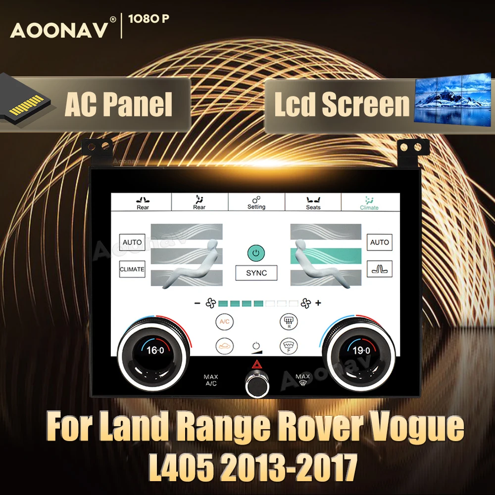 

Touch LCD Screen Climate Board AC A/C Panel For Land Range Rover Vogue L405 2013-2017 Air Conditioning Control Condition Control