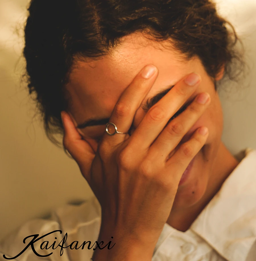 

Kaifanxi Women Stainless Steel Ring Trend Vintage Vintage Geometric Pinky Dainty Stackable Round Medium Jewelry