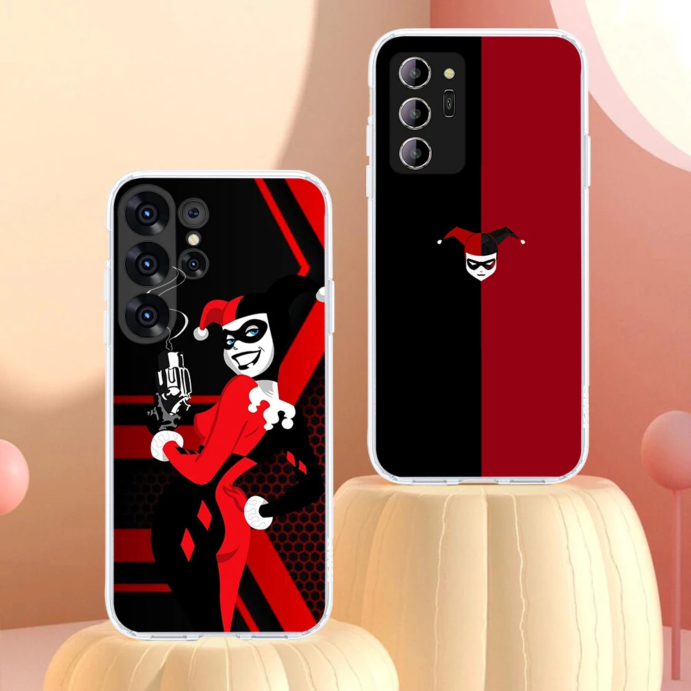 Прозрачный чехол для телефона Samsung Galaxy A54 A55 A7 A71 A72 A73 F23 M23 M54 F54 A51 A52S A53 Clear Cover JC-21 Harley