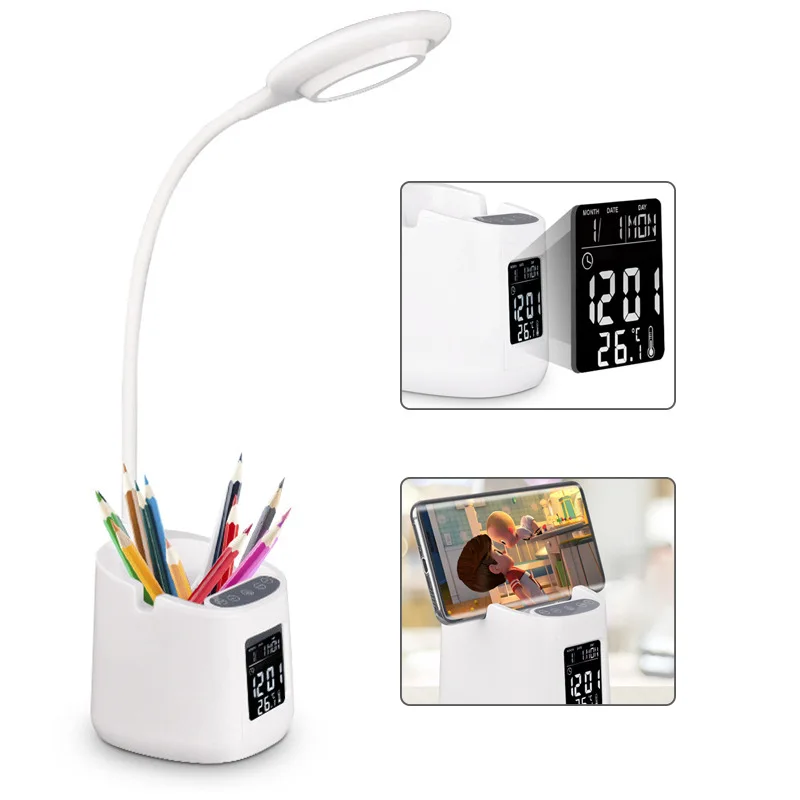 

Настольная лампа-держатель для ручки с USB-зарядкой