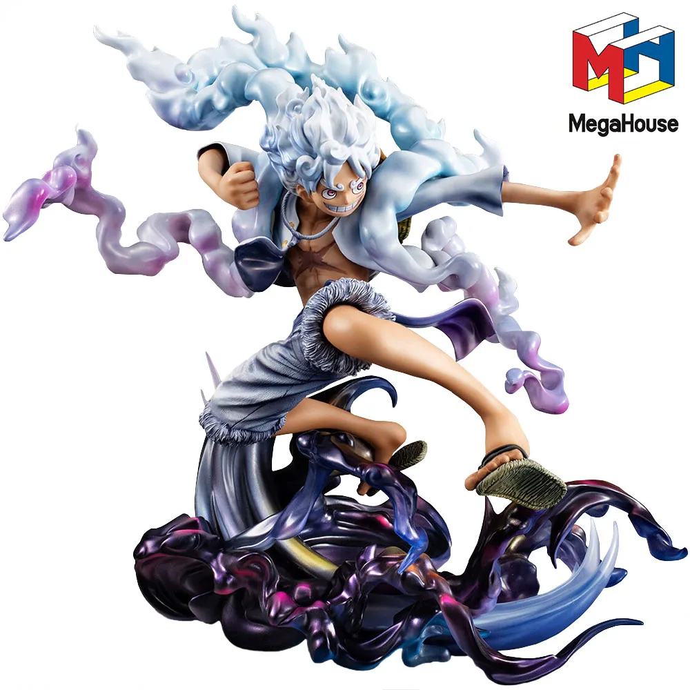 

Megahouse Portrait of Pirates Maximum One Piece Monkey D. Luffy Gear 5 Collectible Anime Model Toys Action Figure Gift for Fans