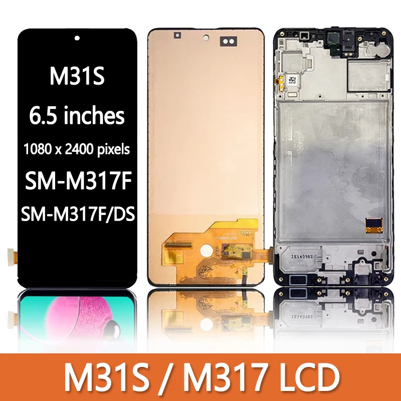 Фото TFT новый экран дисплея M31S для Samsung M31s ЖК-дисплей SM-M317F M317F/DS дисплей сенсорный экран планшета в сборе панель №2