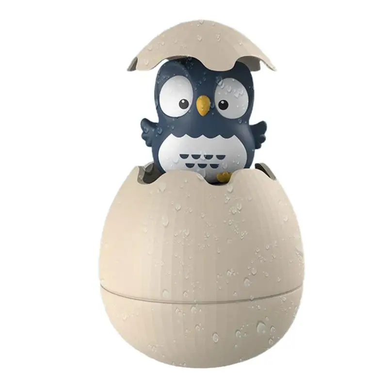 

Baby Swimming Bathroom Bathing Shower Toy Children's Owl Egg Water Spray Sprinkler Sprinkling Toy Kids Water Clockwork Toys