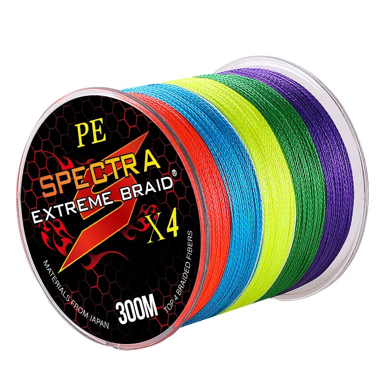 

Леска рыболовная плетеная из ПЭ, 4 нити, 300 м