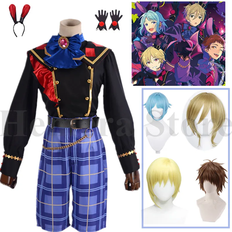 

Ensemble Stars 2 Cosplay Costume Wig And Shoes Nito Nazuna Shino Hajime Mashiro Tomoya Tenma Mitsuru Anime Coplays Show Clothing