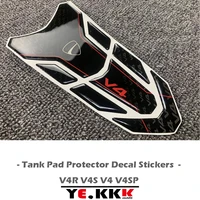 3d fuel gas tank pad protector decal stickers full logo for ducati streetfighter panigale v4sp v4 v4r v4s