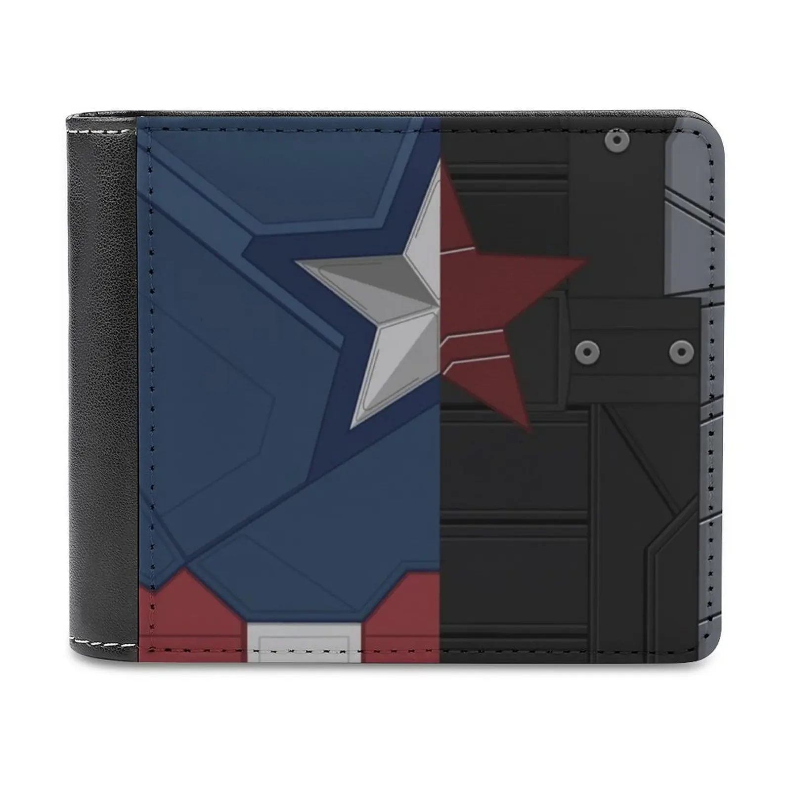 

Stucky новый модный мужской кошелек из искусственной кожи женские кошельки персонализированные кошельки Стив Роджерс Бакки Барнс персонализ...