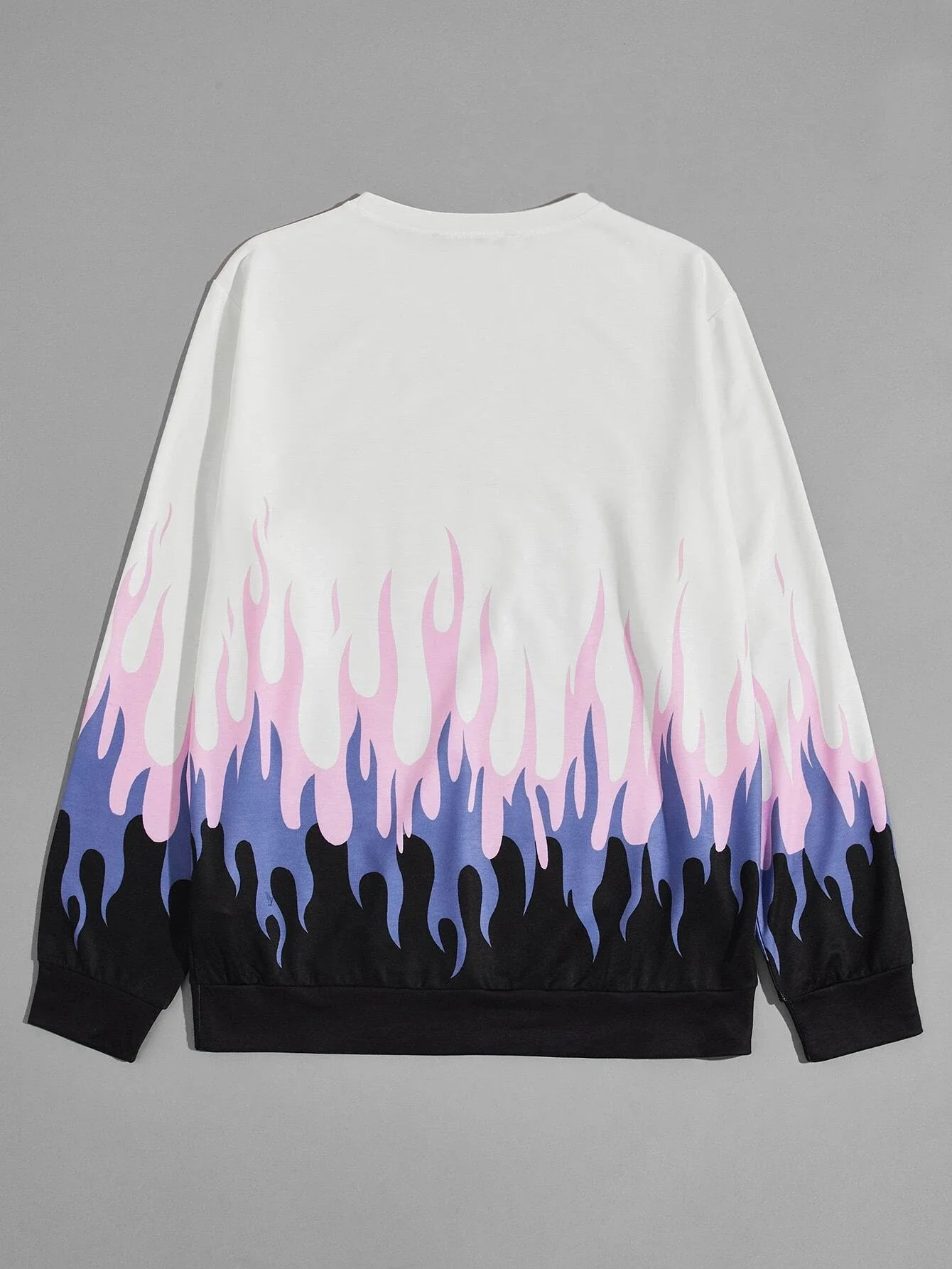 

2022 new Men Fire Print Pullover