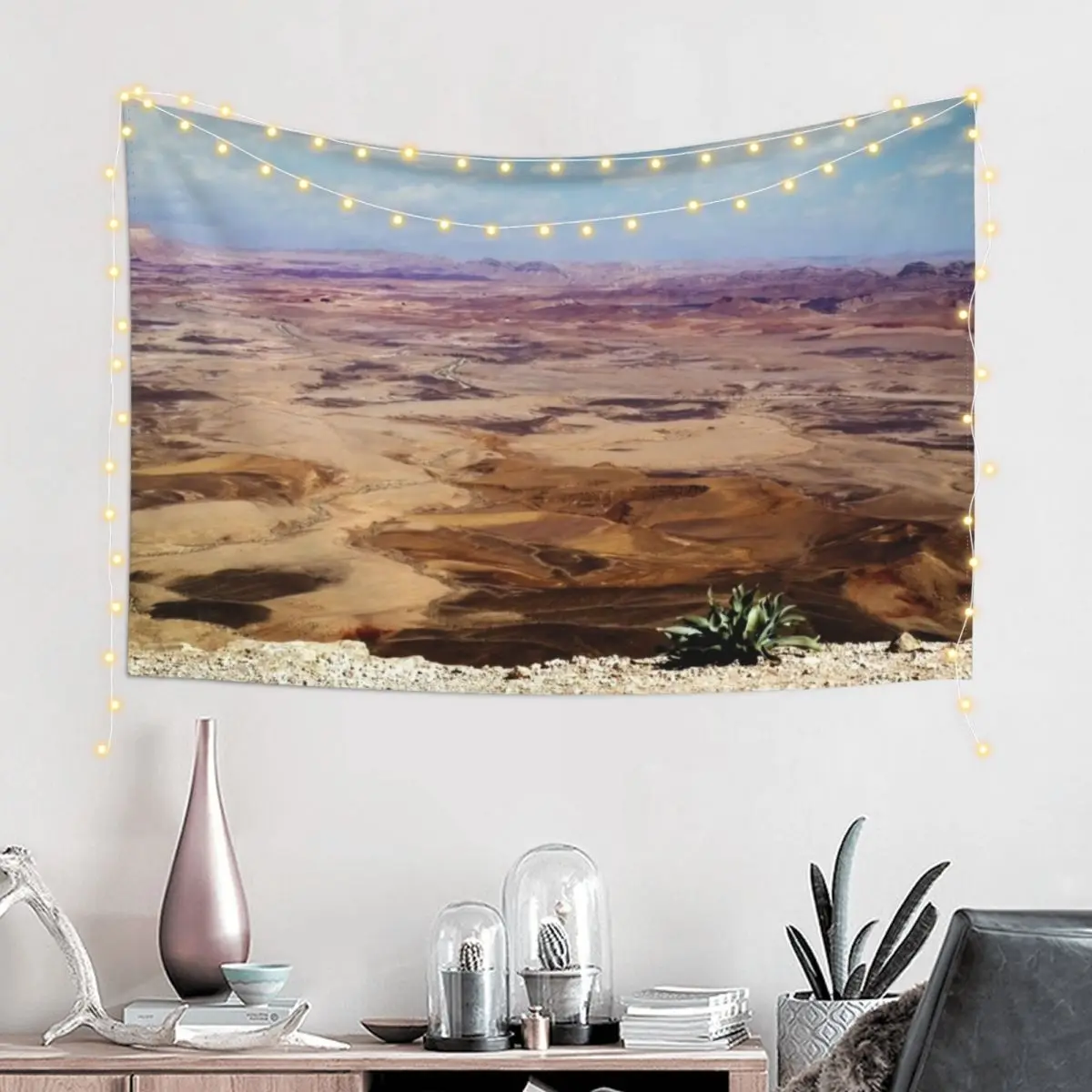 Настенный гобелен Israel Mitzpe Ramon. Plant at Ramon Crater