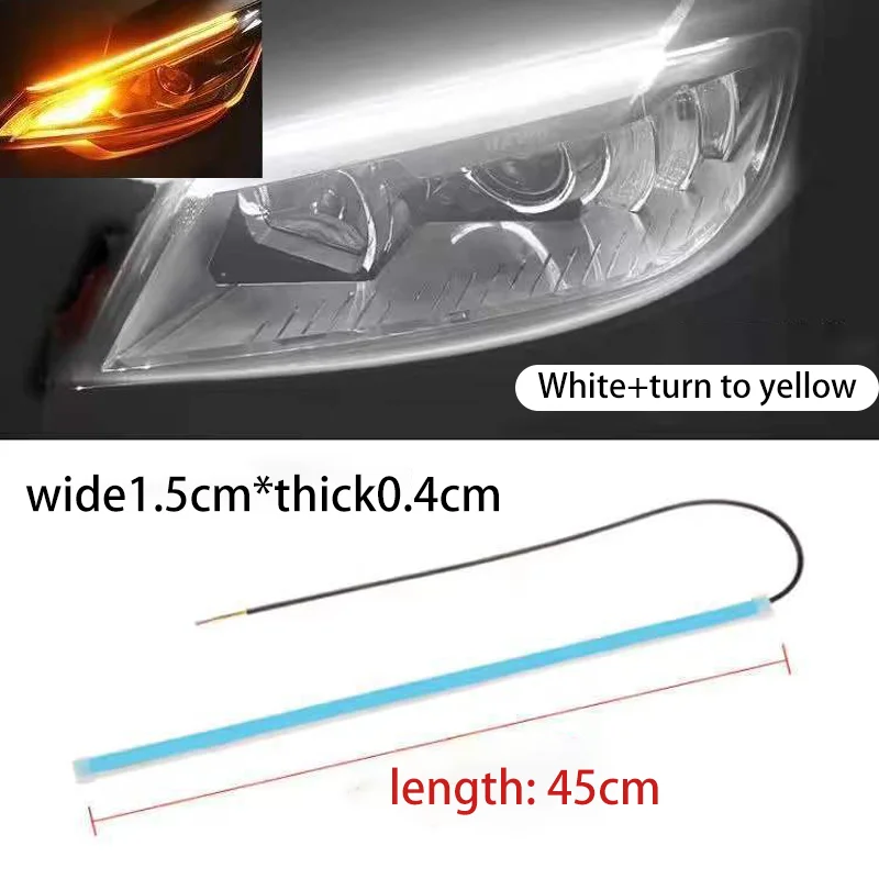 Гибкие водонепроницаемые поворотники для JEEP wrangler jk cherokee xj дневные ходовые огни 2