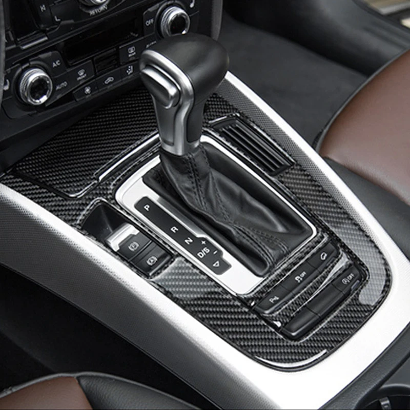 Аксессуары для Audi A4 S4 RS4 B8 A5 S5 из углеродного волокна центральная панель