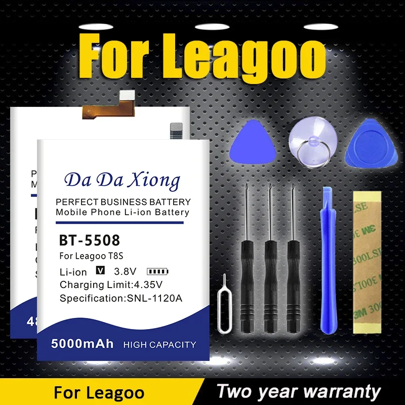 BT-565 BT-5508 BT-500P BT-6201L Аккумулятор для Leagoo Kiicaa Mix Lead Power Shark 1 2 2s T5 T5C T8S Z1 S9 S10 Xrover