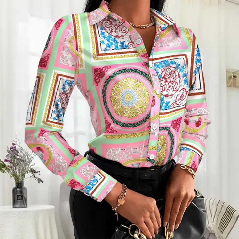 

Chic Women Elegant Office Ladies Shirt Blouse Office Top Workwear Long Sleeve