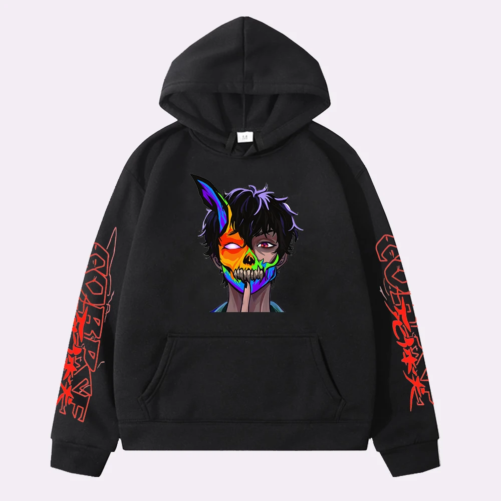 

Corpse Husband Print Hoodie Children's Clothing Boys Girls Autumn/Winter Street Casual Clothes Children's Pullover Tops