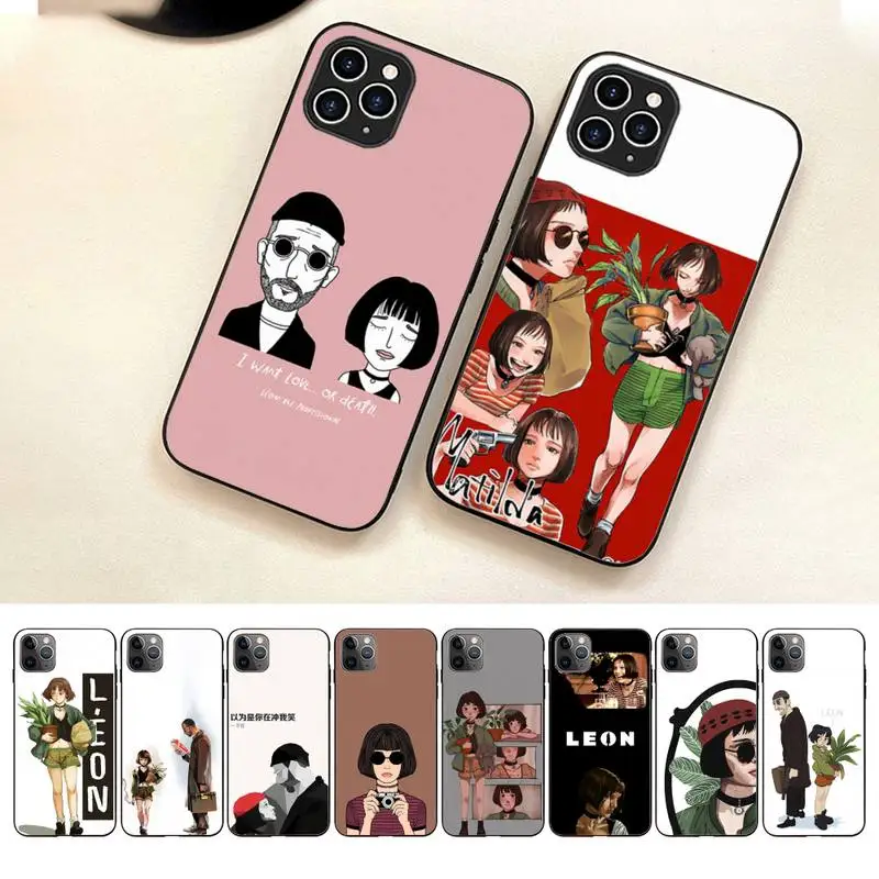 

Movie Killer Leon And Mathilda Professional Uncle Girl Phone Case For Iphone 7 8 Plus X Xr Xs 11 12 13 14 Se2020 Mini Pro Max