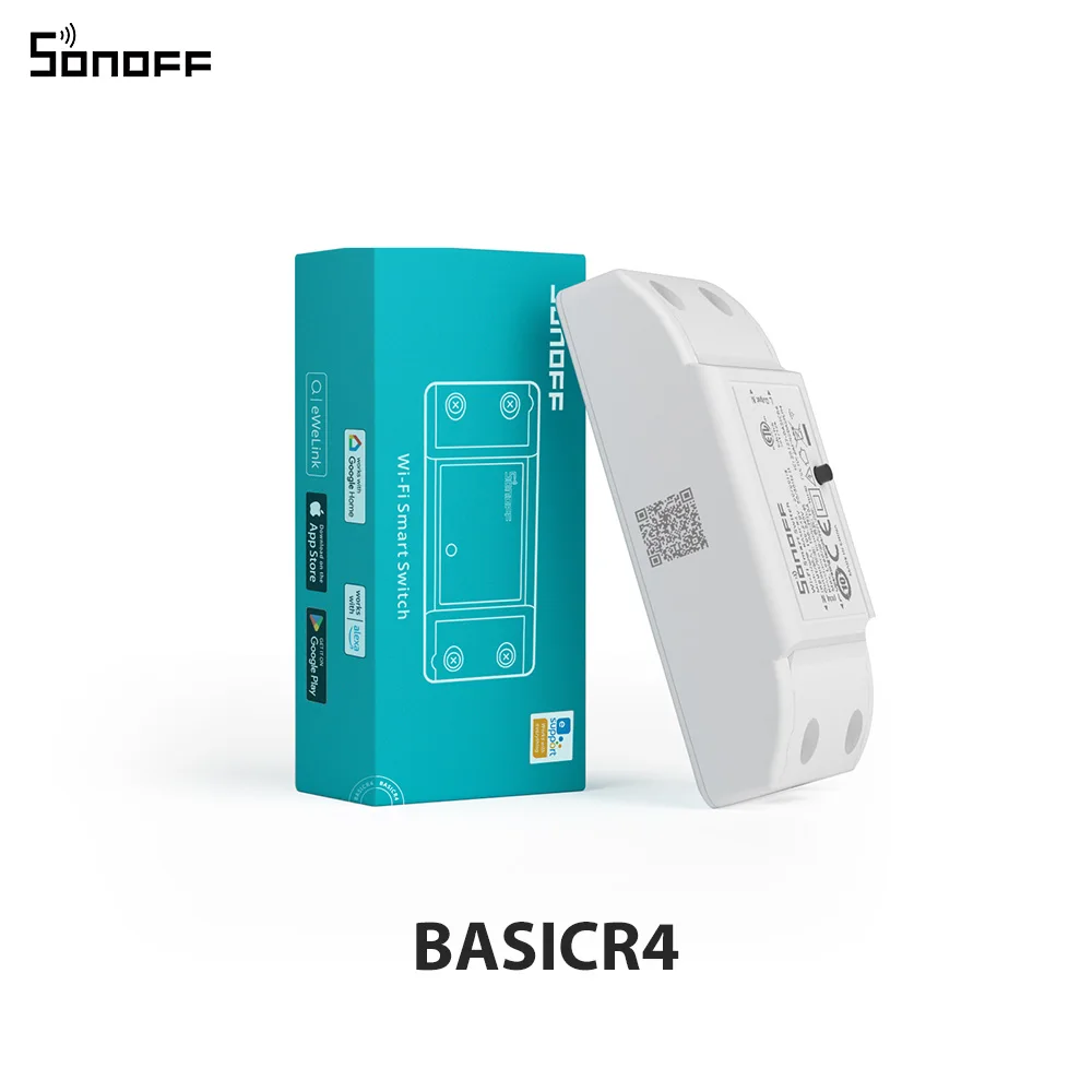 

SONOFF BASIC R4 Wi-Fi ESP32 Чип Smart Switch Smart Scene Magic Switch Mode eWeLink Пульт дистанционного управления с S-MATE2 R5 Alexa Google