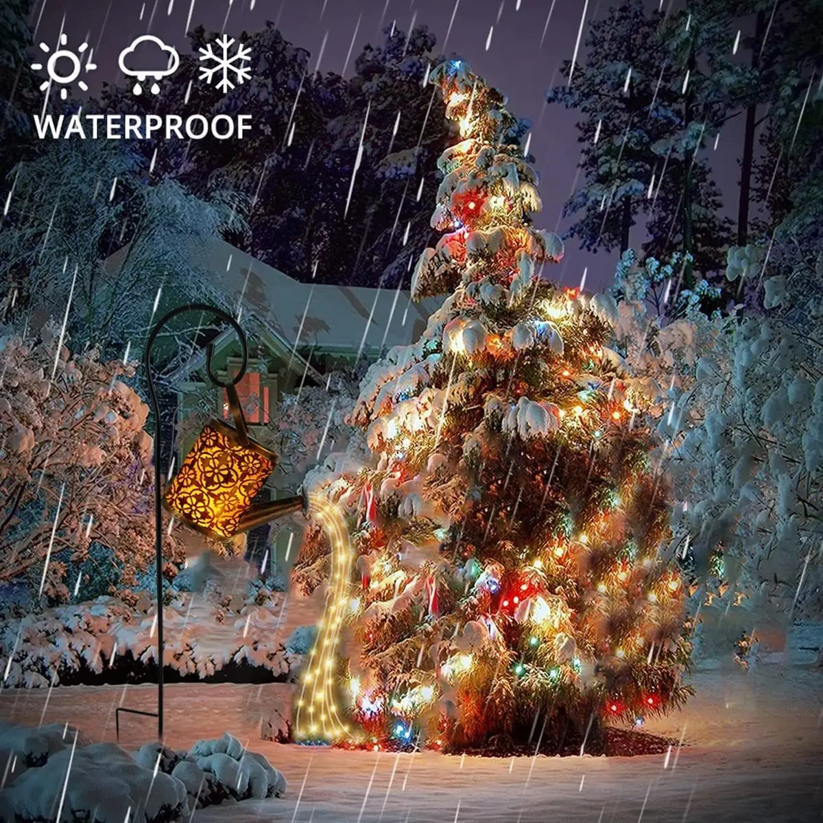 Светодиодный Уличный Светильник На Солнечной Энергии Погружной Подвесной Для