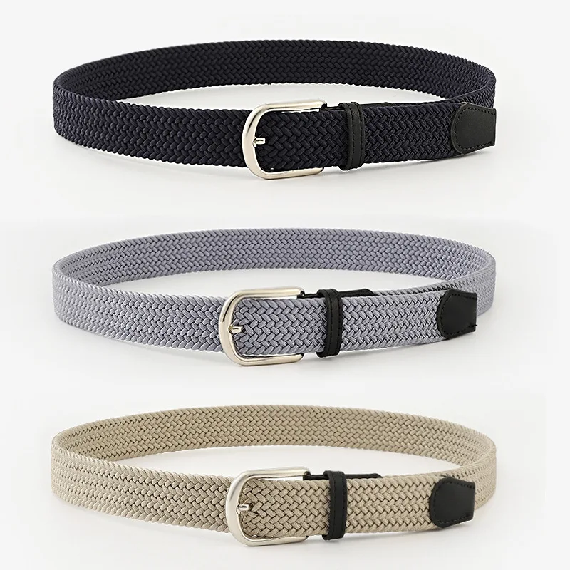 ZLY 2022 New Fashion Belt Men Women Canvas Alloy Metal Pin Buckle Casual Solid Jeans Style Trending Brand Designer Vintage Belt