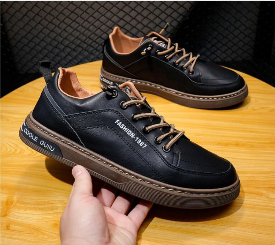 

Mens Vulcanized Shoes White Flat Comfortable Men Shoes Casual Walking Comfortable Concise Casual Shoe Men Microfiber Shoes