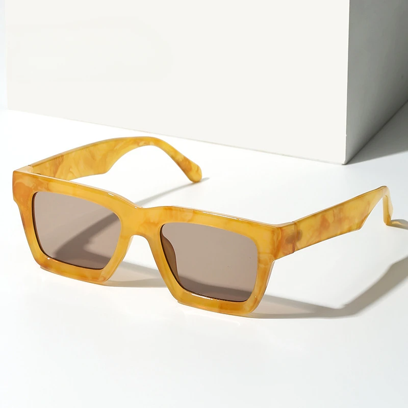 

New fashion printing small frame sun visor 86577 tide ultraviolet brand sunglasses wholesale 무테 안경 UV400