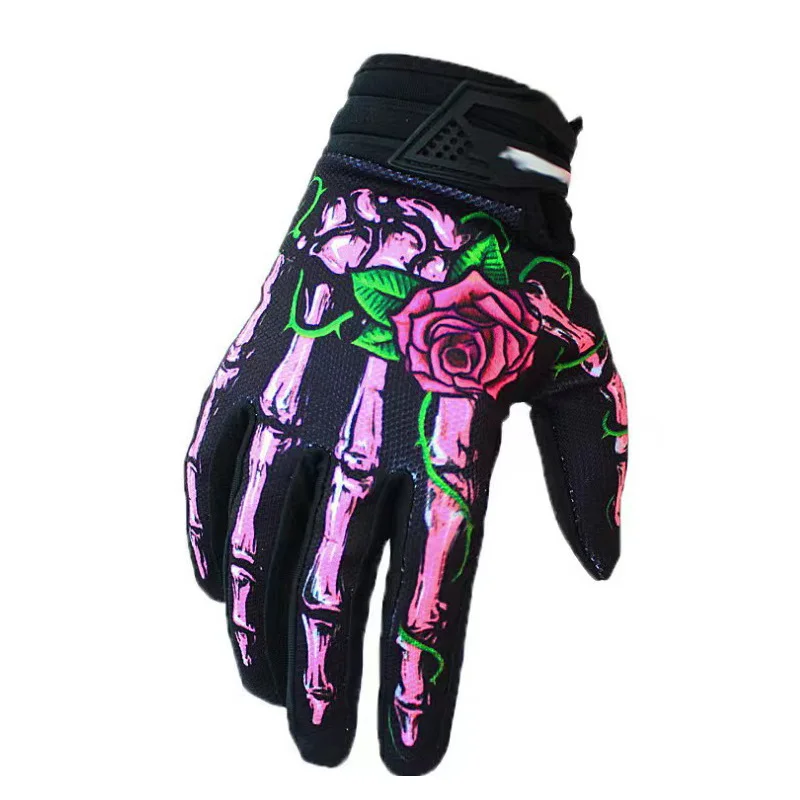 

2023 Skeleton Rose ATV MTB BMX Off road Bicycle Gloves Mountain Bike Off road Mountain Bike Motorcycle Gloves Bicycle Gloves