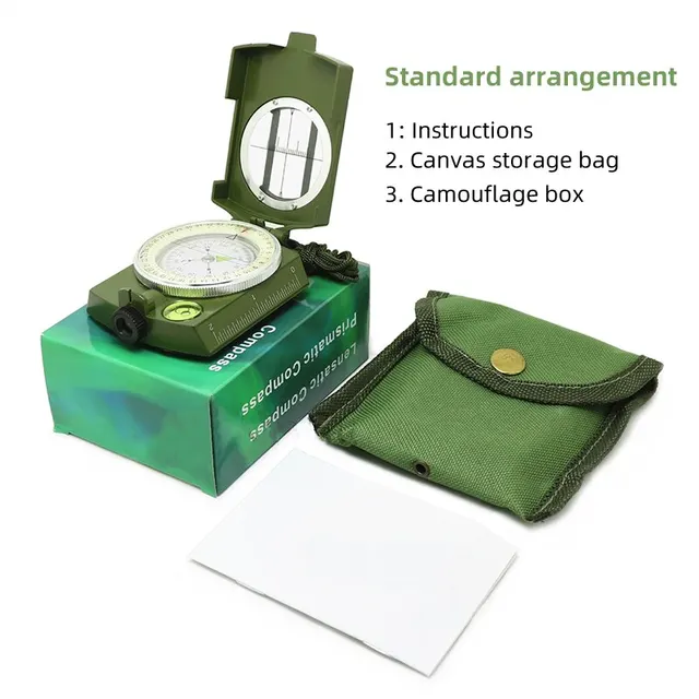 Waterproof High Precision Compass with Metal Sight 5