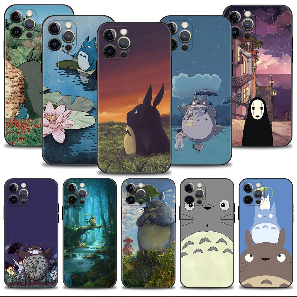 

Phone Case Dragon Cat Totoro Cases Protection For iPhone XS 14 X XR 12 13 Pro Max 7 8 Plus 11 Mini SE2022 SE2 SE 6 6S 5S