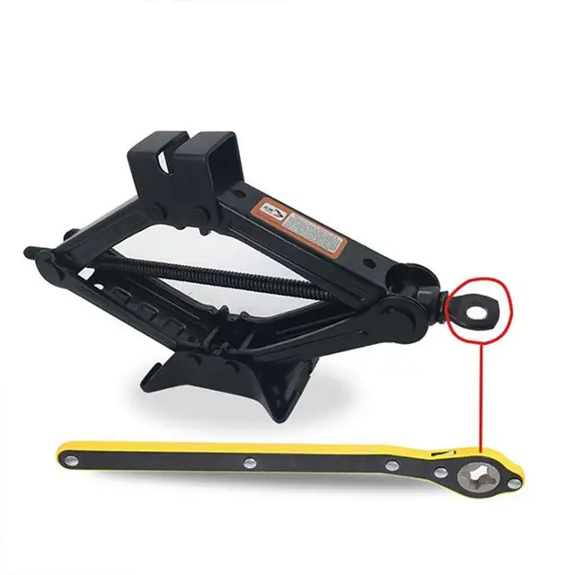 Car Jack Wheel Wrench Jack Ratchet Wrench For Scissor Jack Universal Scissor Jack Lift Speed Handle Tool Jack Lug Handle Tool 2