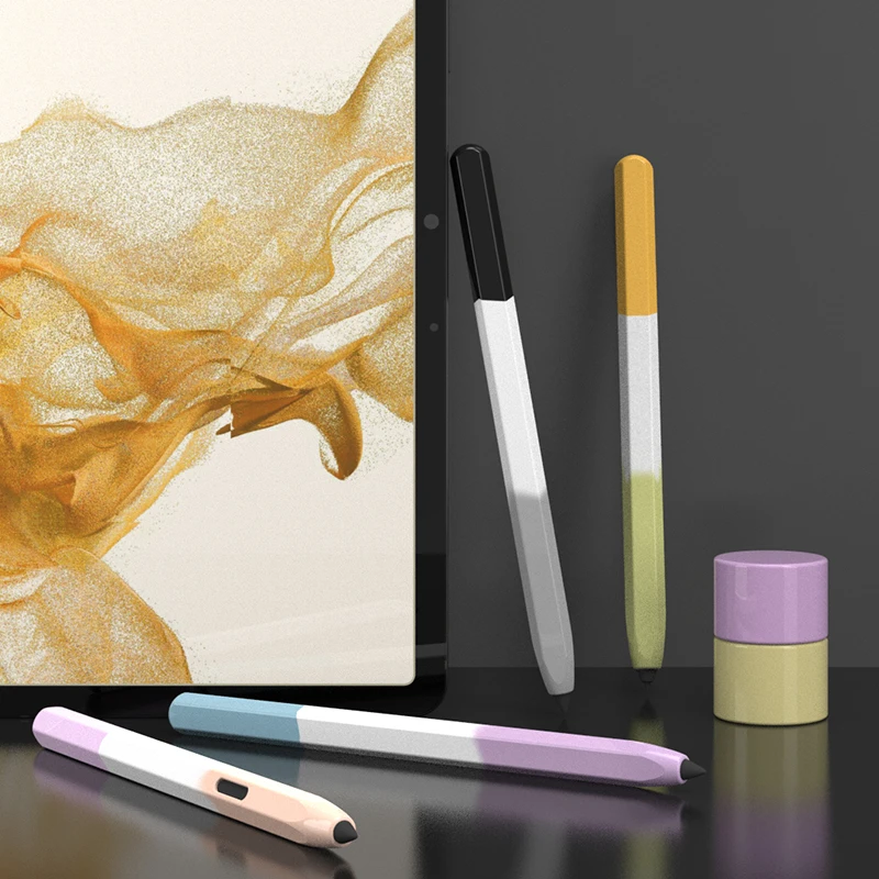 Силиконовый чехол-стилус для Samsung Galaxy Tab S6lite S7 FE S8Plus S9 S10 Ultra