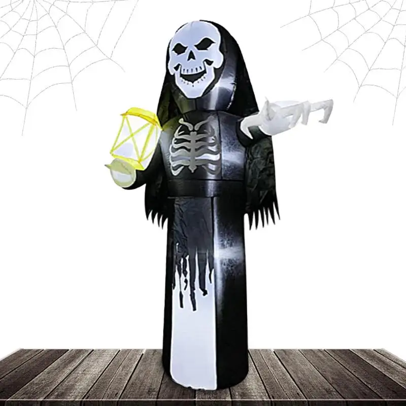 

Надувной призрак, подвесной надувной призрак, декор для Хэллоуина, стабильный ужас, украшение на Хэллоуин с искусственным рисунком для ужаса