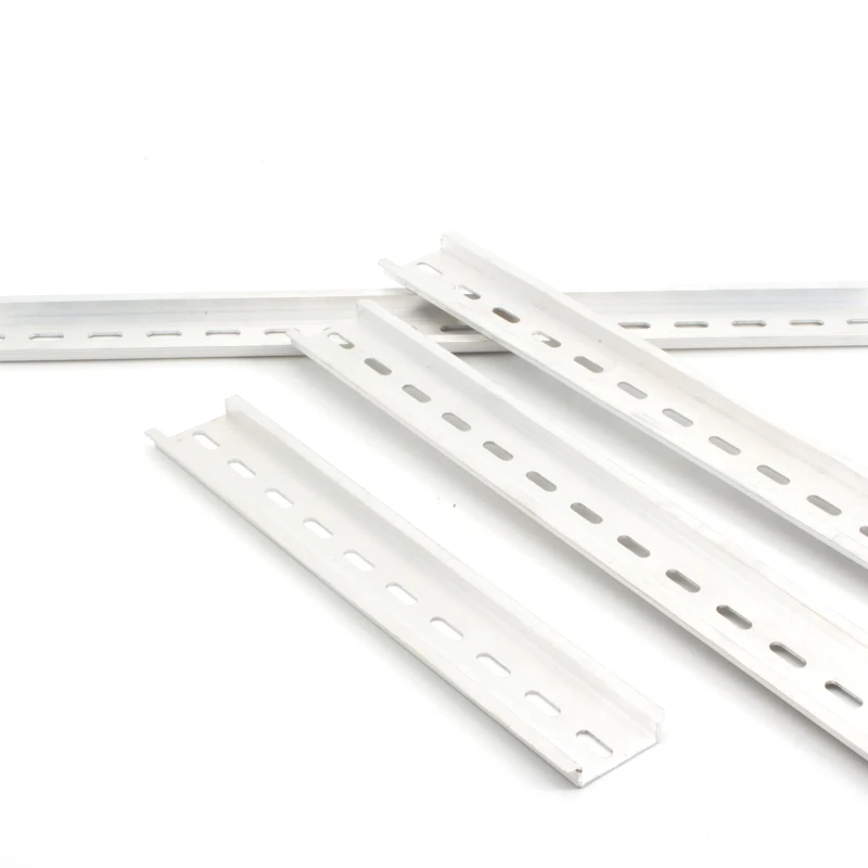 1Pcs Aluminium Din Rail Thickness 1.5mm NS35 Material 35mm Universal Type for Terminal Block UKK C45 Fast Connector UK PT ST |