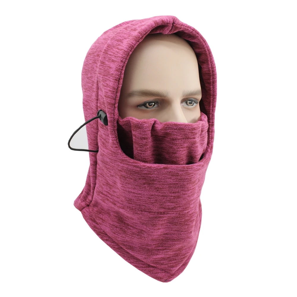 

Winter Warm Cycling Caps Thickness Fleece Balaclava Windproof Outdoor Ski Bicycle Hiking Hats Bib Cold Padded Hood Mask Cap